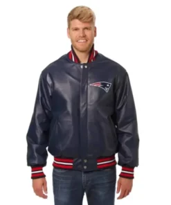 Buy NFL Miller Conroy New England Patriots Leather Jacket For Men And Women