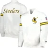 Buy NFL Tracy Kuhn White Pittsburgh Steelers Jacket For Men And Women