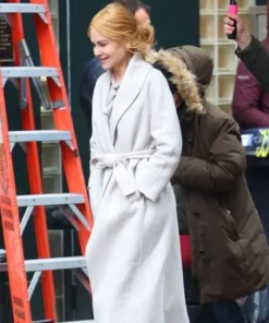 Buy Nicole Kidman Babygirl Romy White Trench Coat For Unisex