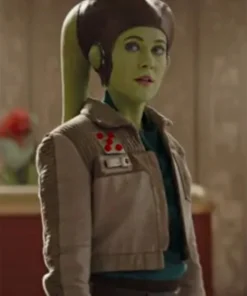 Buy Now Ahsoka Hera Syndulla Cropped Beige Cotton Jacket For Sale