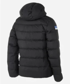 Buy Now Collingwood Black Puffer Jacket With Hood
