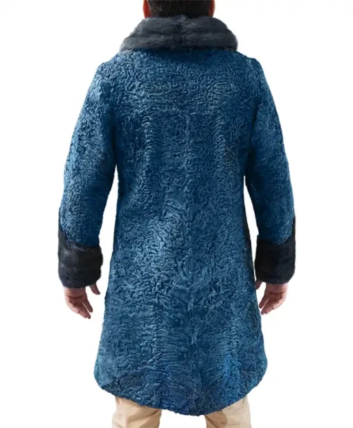 Buy Now Elizabeth Persian Lamb Blue Fur Coat For Men And Women