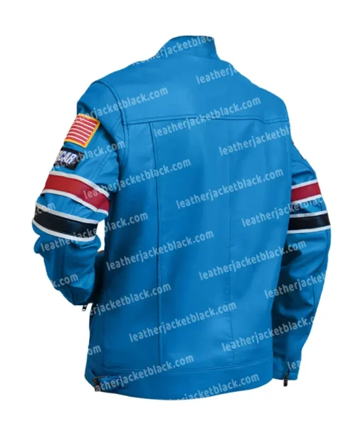 Buy Now Ford Mustang Shelby Blue Leather Jacket For Men And Women