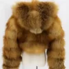 Buy Now Helena Zipper Hooded Mink Crop Fur Jacket For Sale