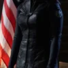 Buy Now Ming‑Na Wen TV Series Agents of Shield Melinda May Blue Leather Vest For Unisex