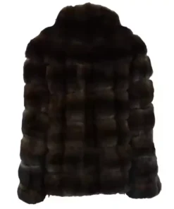 Buy Now Polly Dark Brown Mink Fur Coat For Men And Women