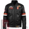 Get this Lightning Mcqueen Racer Black Leather Jacket For Men And Women