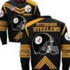 Buy Olin Rau NFL Pittsburgh Steelers Vintage Bomber Jacket For Men And Women For Sale