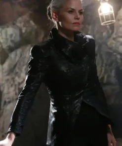 Buy Once Upon a Time Emma Swan Biker Black Jacket