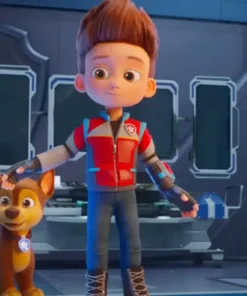 Buy PAW Patrol The Mighty Movie Finn Lee-Epp Leather Jacket For Men And Women