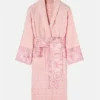 Buy Pink Versace Belted Robe For Men And Women