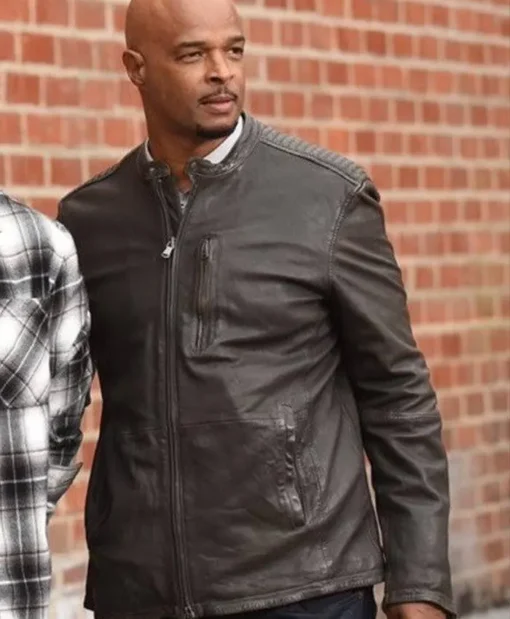 Buy Roger Murtaugh Damon Wayans Lethal Weapon Brown Leather Jacket