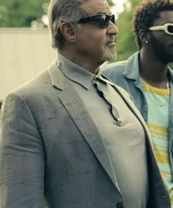 Buy Sylvester Stallone TV-Series Tulsa King Grey Blazer For Unisex