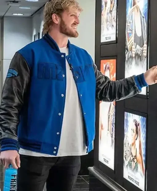 Buy WWE Logan Paul Letterman Varsity Jacket