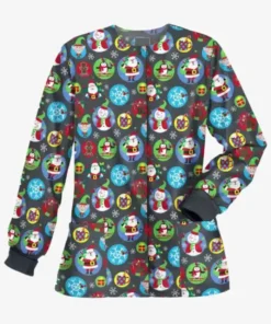Buy Womens Christmas Scrub Jacket