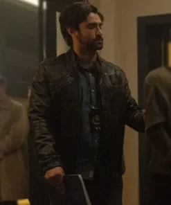 Cabrera Muted S01 Black Leather Jacket