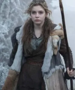 Cait Britannia S03 Brown Fur Coat