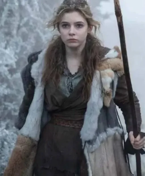 Cait Britannia S03 Brown Fur Coat