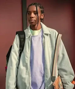 Cal Bowman Sex Education S04 Green Jacket