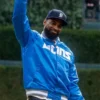 Calvin Johnson Detroit Lions Varsity Jacket