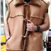 Camel Brown Alexander Shearling Fur Vest