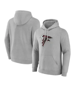 Cammy Team Atlanta Falcons Fleece Hooded Jacket Grey