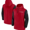 Cammy Team Atlanta Falcons Fleece Hooded Jacket Red
