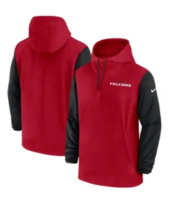 Cammy Team Atlanta Falcons Fleece Hooded Jacket Red