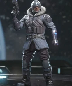 Captain Cold Injustice 2 Video Game Parka Jacket With Hood