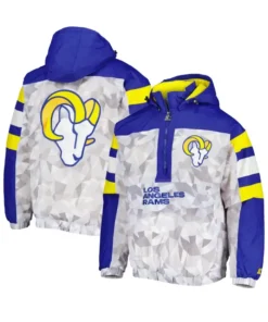 Carlos Los Angeles Rams Quarter-Zip Jacket