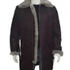 Carson RAF B16 Bomber Sheepskin Fur Leather Trench Coat