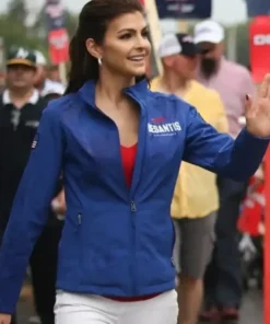 Casey DeSantis Blue Tracker Jacket