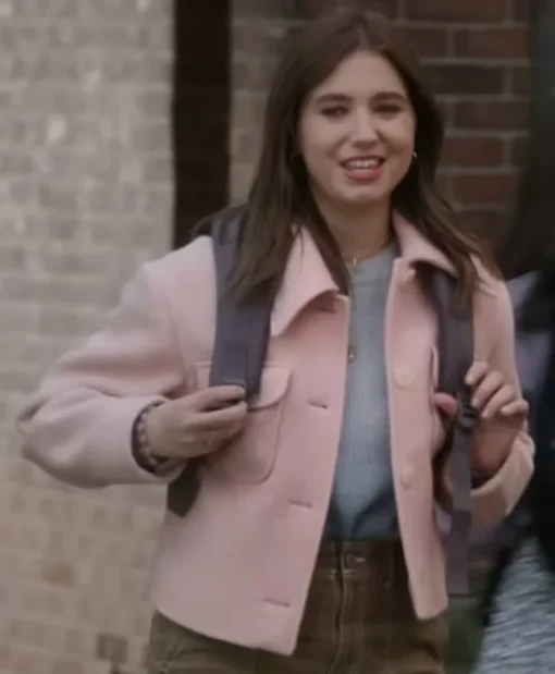 Cassie Hocus Pocus 2 Light Pink Jacket