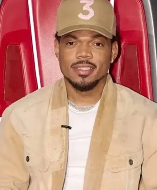 Chance The Rapper The Voice S25 Beige Jacket