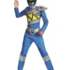 Charge Classic Blue Power Rangers Kids Dinosaur Costume