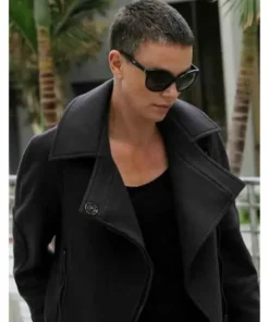 Charlize Theron Mad Max Fury Road Black Wool Jacket