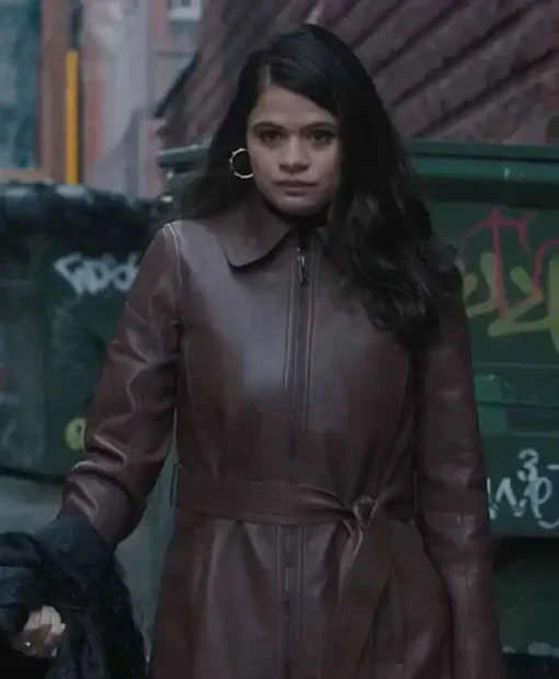 Charmed Mel Vera Real Leather Trench Coat