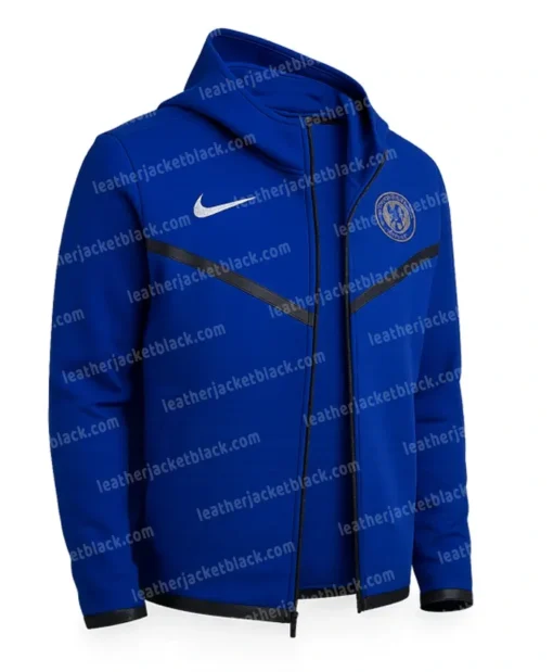 Chelsea Tech Blue Hoodie Zip-Up