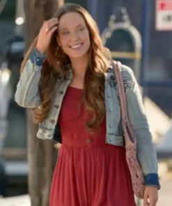 Chesapeake Shores Laci J Mailey Cropped Denim Jacket