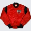 Chicago Bulls 80s NBA Red Varsity Jacket