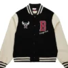 Chicago Bulls Classics Black Wool Leather Varsity Jacket