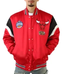 Chicago Bulls Eastern Scarlet Red Jacket