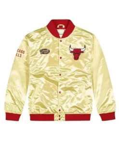 Chicago Bulls Light Golden Jacket