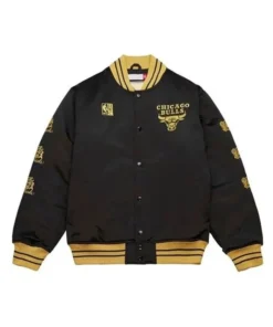 Chicago Bulls MVP Black Varsity Jacket
