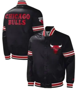 Chicago Bulls Slider Black Jacket