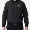 Chicago Bulls Team Script Black Jacket