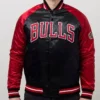 Chicago Bulls Tough Season Black and Red Jacket