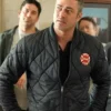 Chicago P.D. Taylor Kinney Blue Quilted Jacket