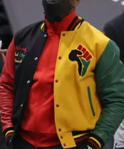 Chicago Playground Donovan Mitchell HBCU Pride Letterman Bomber Jacket For Sale