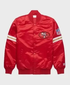 Chiefs Starter Red Varsity Jacket